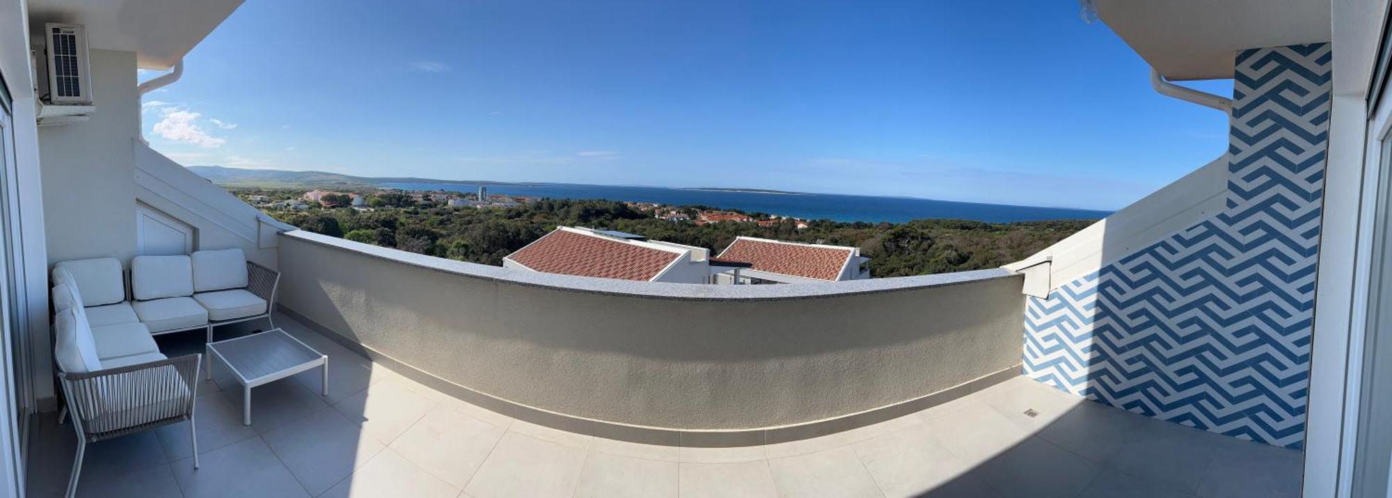Apartamento Penthouse Sky Deluxe Novalja Exterior foto
