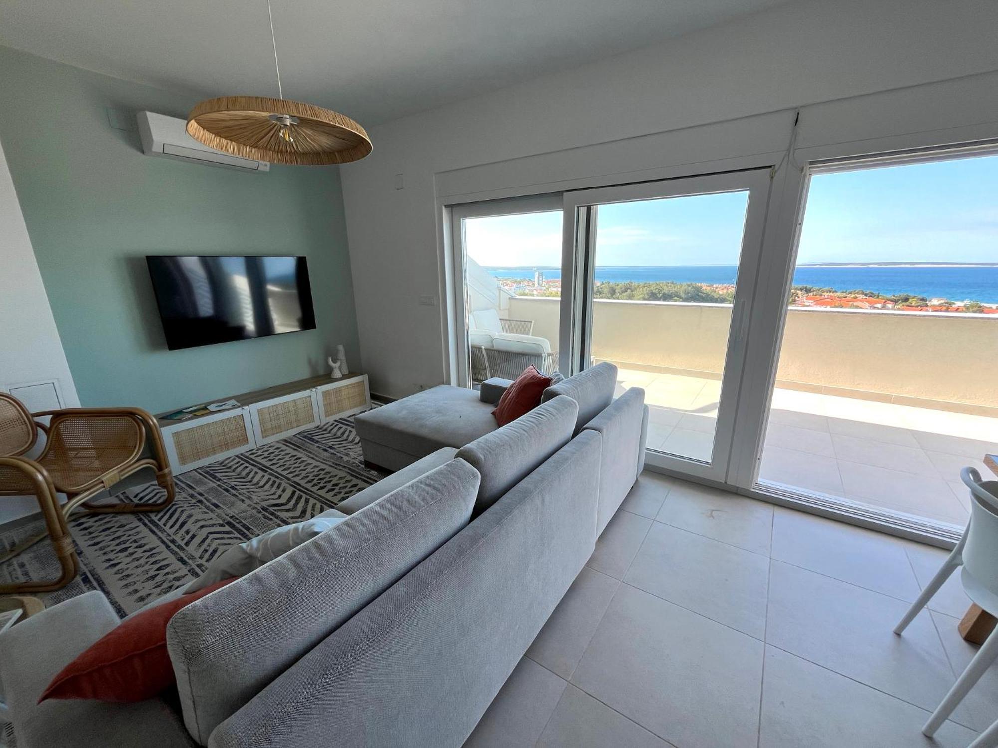 Apartamento Penthouse Sky Deluxe Novalja Exterior foto